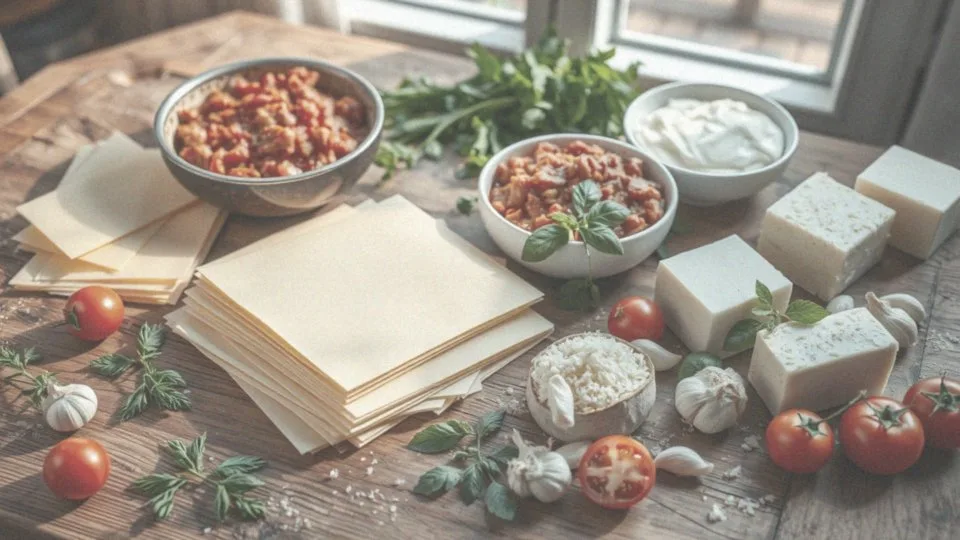 Jakie składniki niezbędne do przygotowania lasagnii?