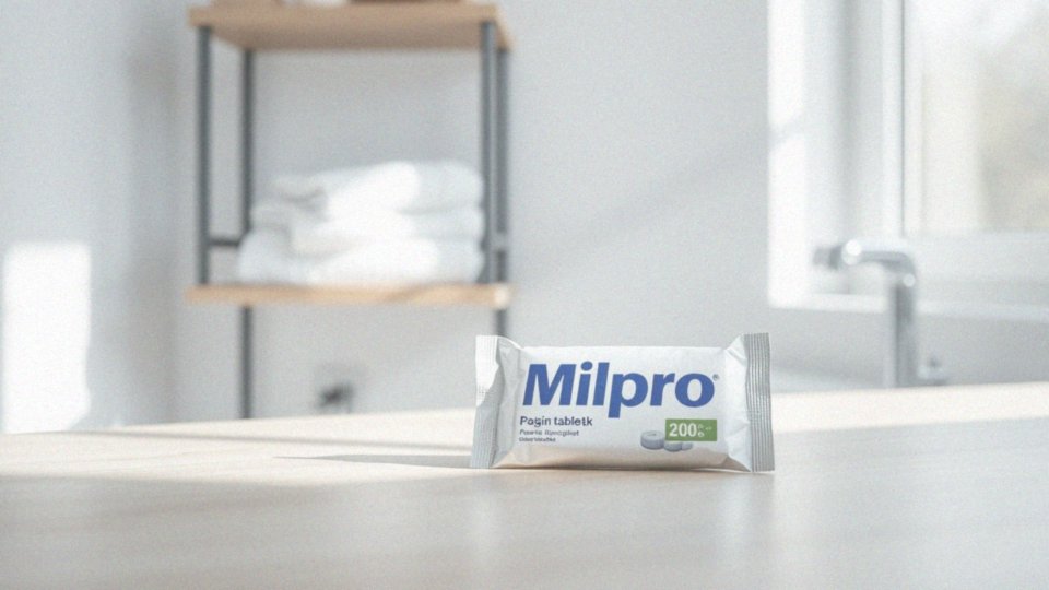 Jak przechowywać tabletki Milpro?