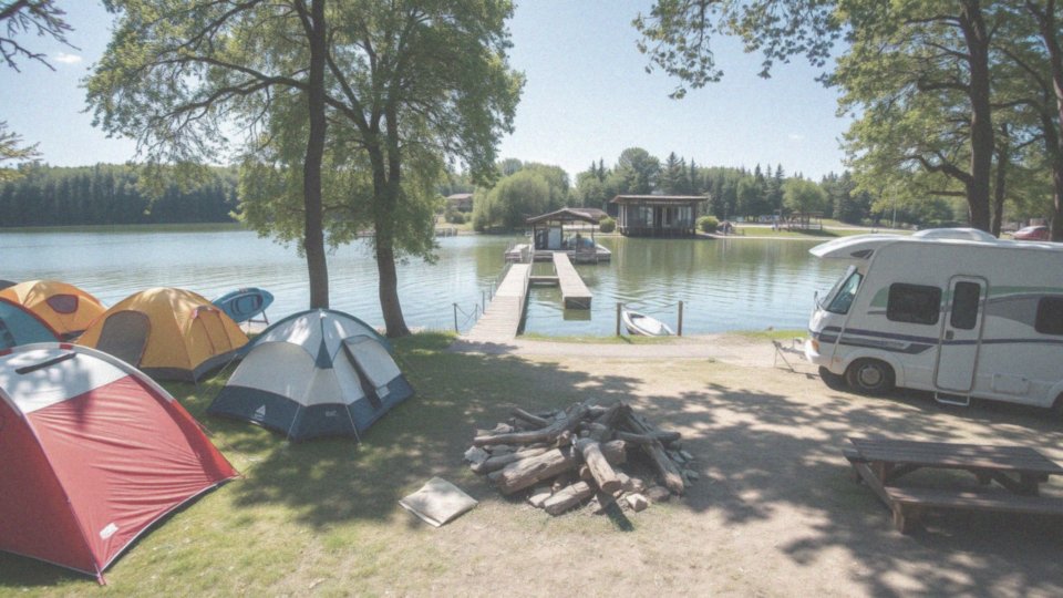 Co powinno mieć idealne pole namiotowe nad jeziorem?