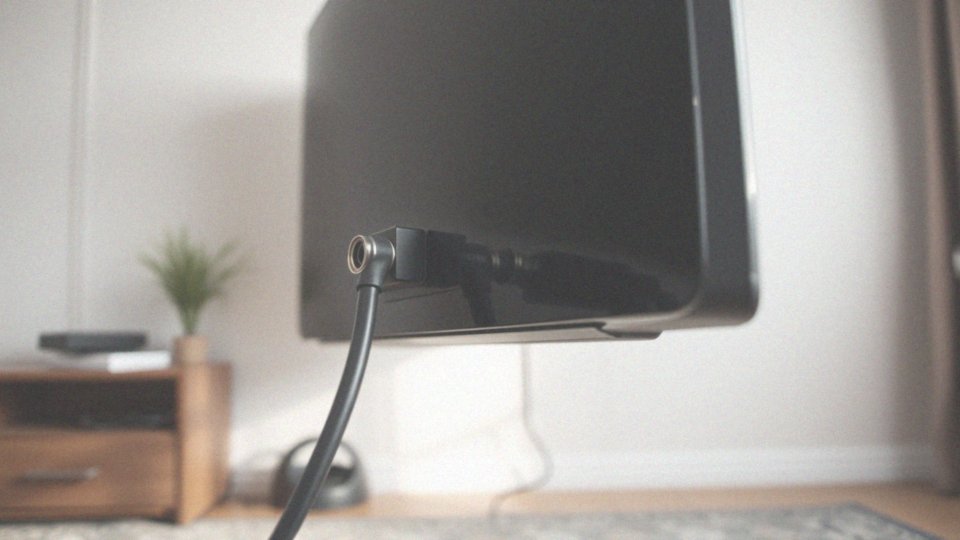 Jak podłączyć kabel antenowy do telewizora i anteny?