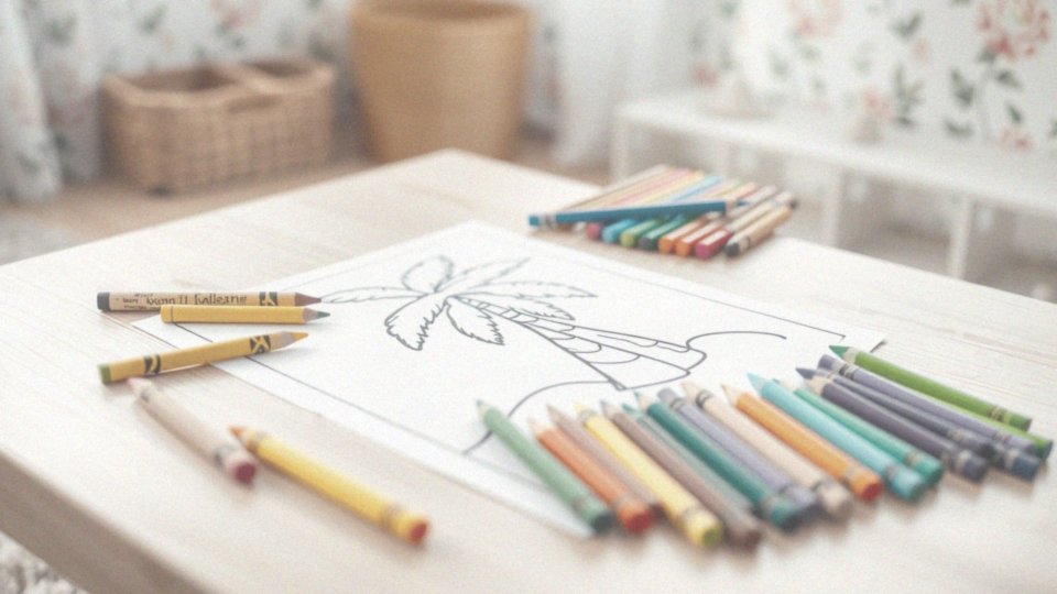 Jakie edukacyjne kolorowanki zawierają palmę kokosową?