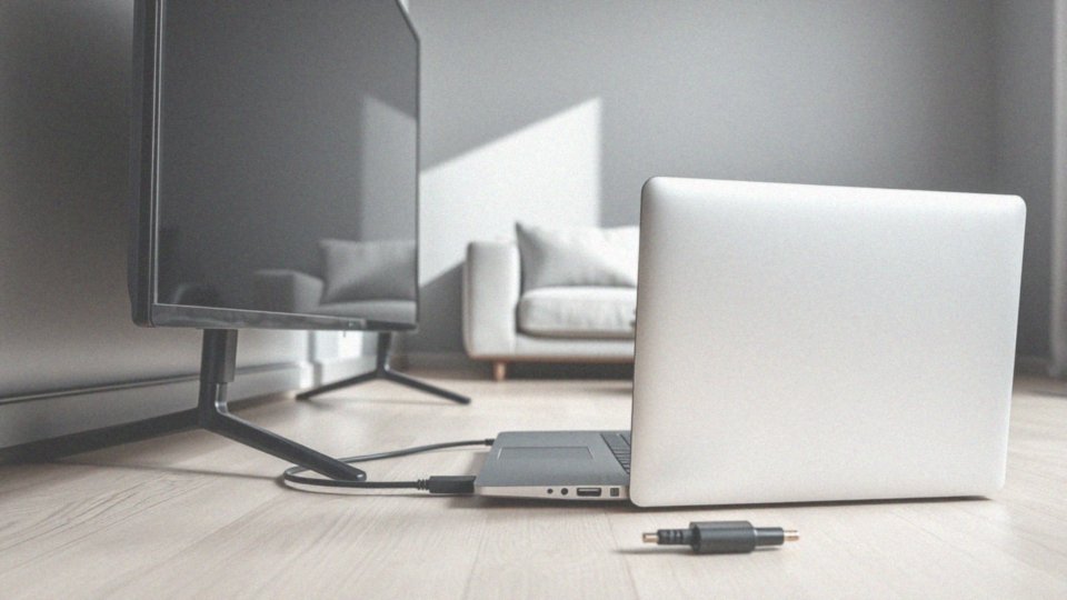 Jakie są wymagania do podłączenia laptopa do telewizora przez USB?