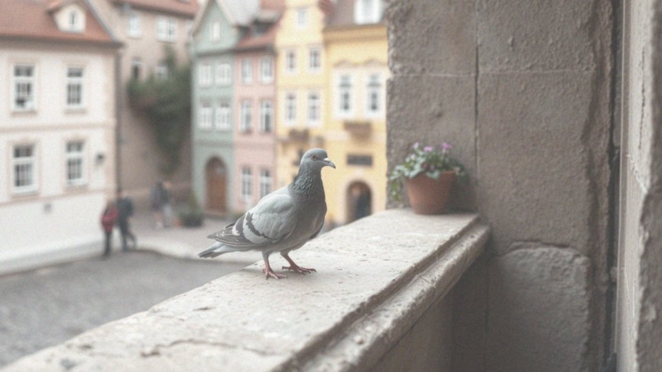 Co oznacza szary gołąb na parapecie?