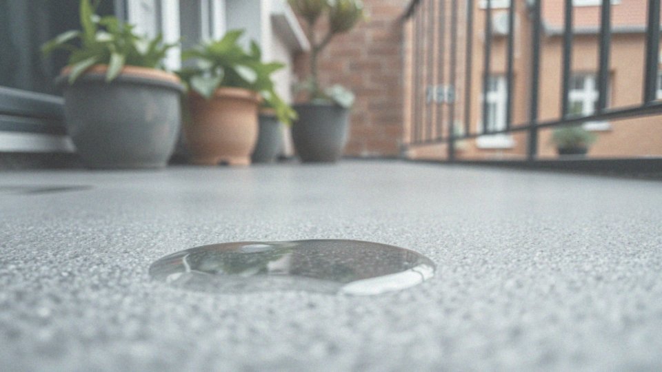 Jakie właściwości mają powłoki wodoszczelne na balkonie?
