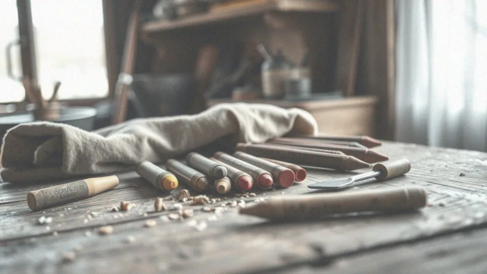 Kredka woskowa do mebli – skuteczne naprawy uszkodzeń w domu