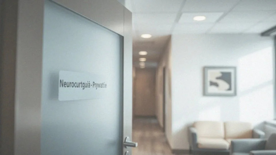 Neurochirurg Jastrzębie-Zdrój prywatnie – dostępne usługi i konsultacje