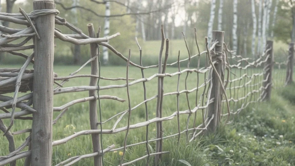 Płot z gałęzi – jak stworzyć ekologiczne ogrodzenie?